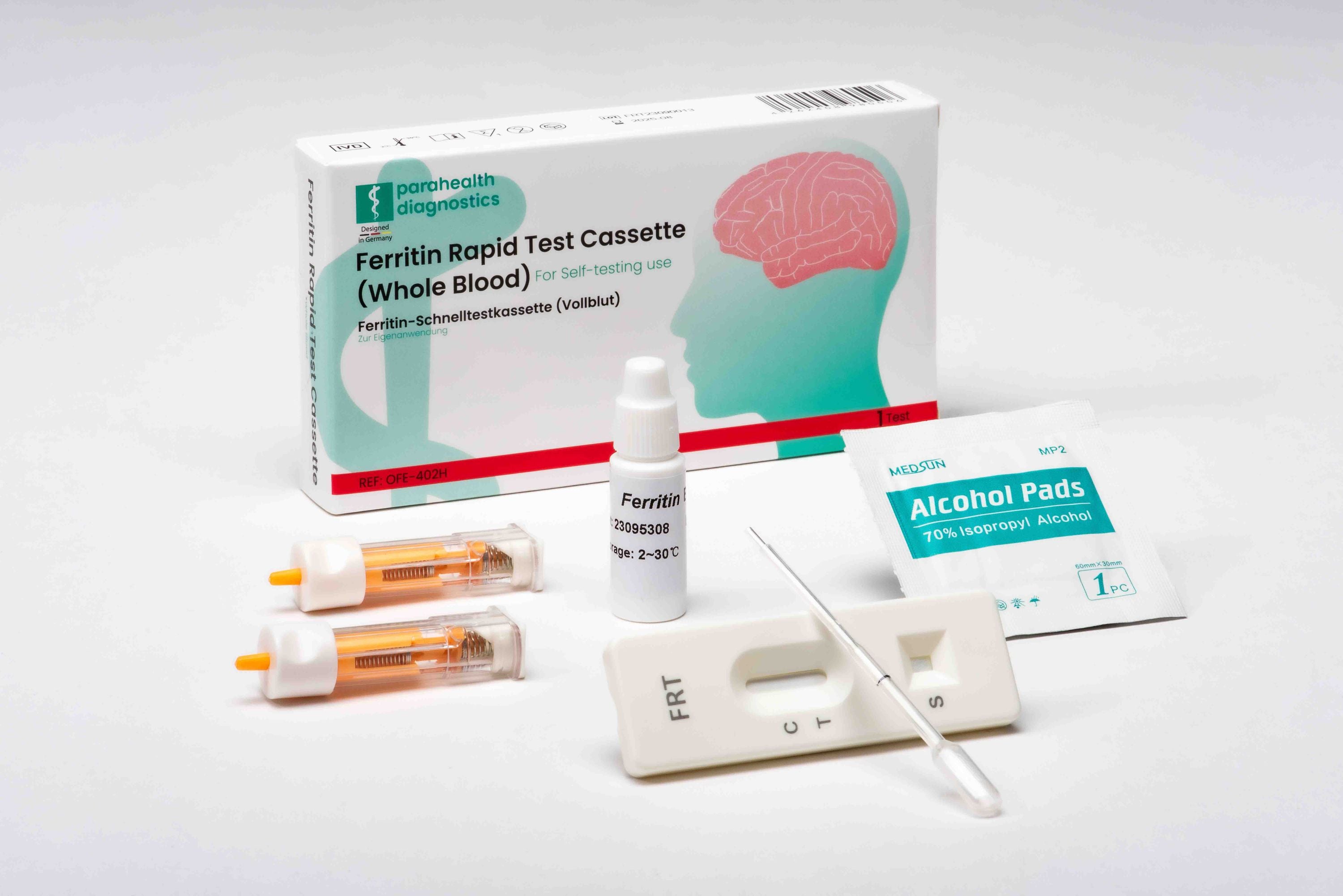 parahealth diagnostics Iron Deficiency Ferritin Rapid Test | Result in 5 Minutes | Reliable & Precise