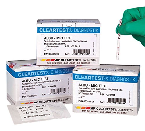 Cleartest Albu-Mic Test (30 Pcs, Individually Sealed)
