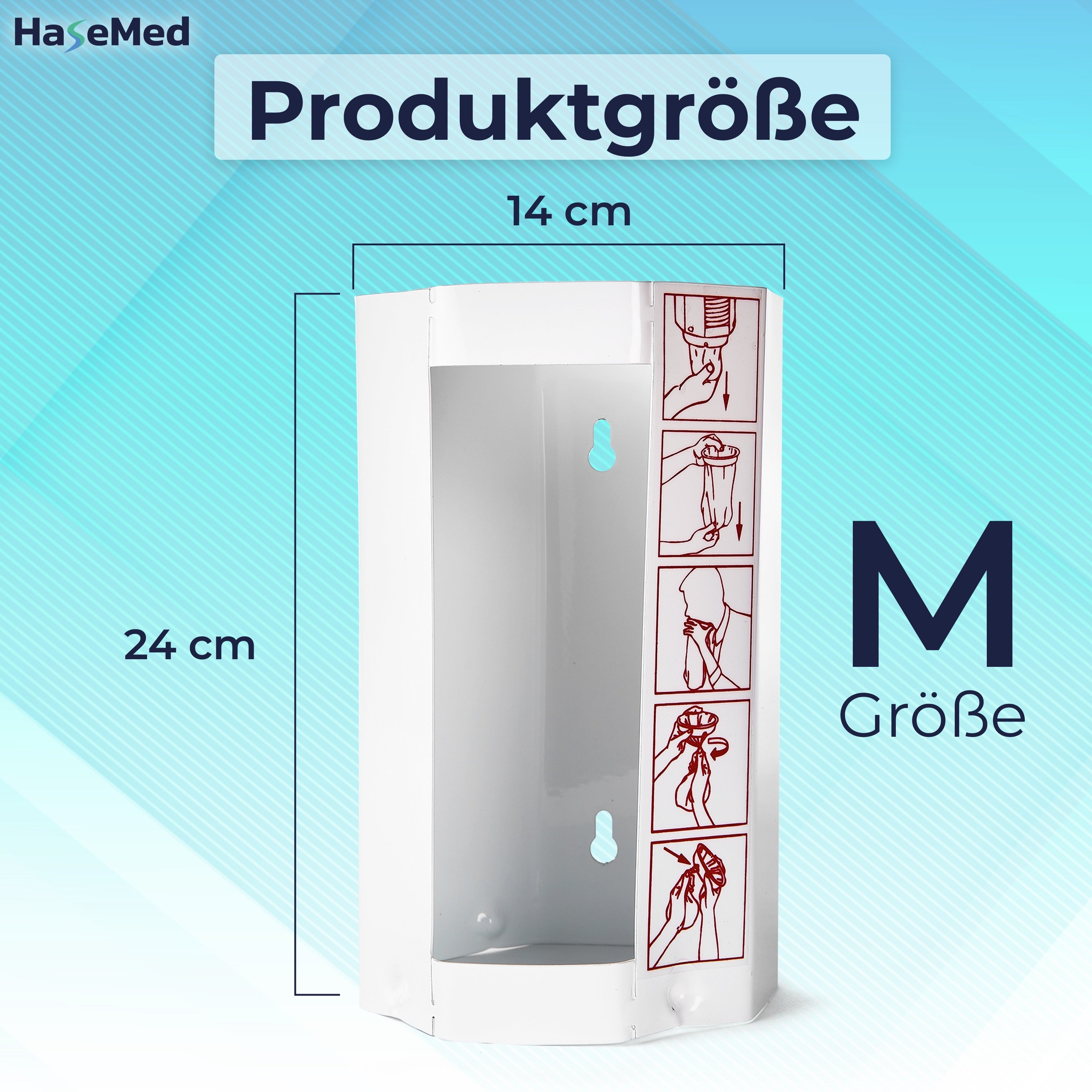 Wandspender für Spuckbeutel Größe M