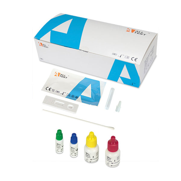 AllTest Strep A Rapid Test Cassette, Throat Swab, 20 Tests: Result in 5 Minutes, for Healthcare Professionals