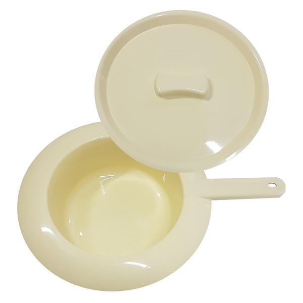 HaseMed Bettpfanne mit Deckel, Kunststoff 31 cm