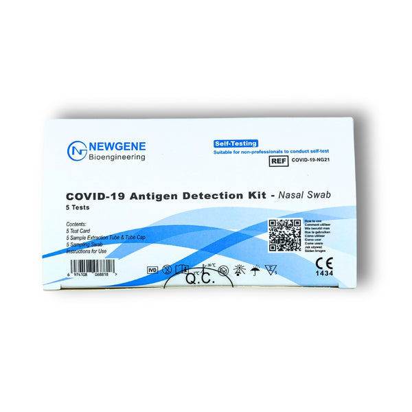NEWGENE COVID-19 Antigen-Schnelltest Zuhause (Nasal) CE1434 5er-Pack