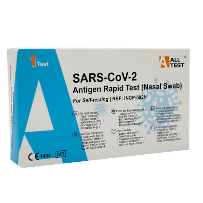 AllTest Corona Antigen Rapid Test (Nasal Swab, for Self-Testing)