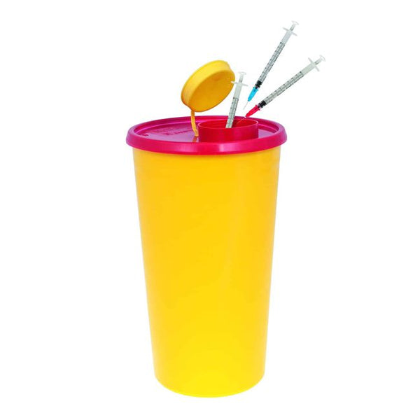 HaseMed Kanülenabwurfbehälter 0,5 L