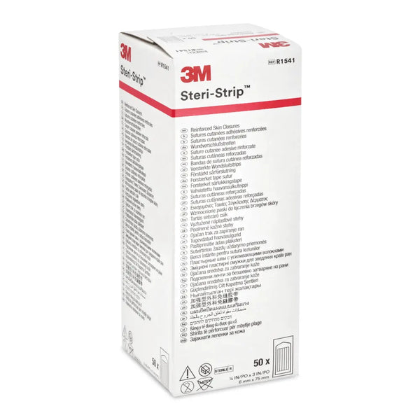3M R1541 Steri-Strip Wundverschlussstreifen 6 mm x 75 mm (50 x 3 Streifen)