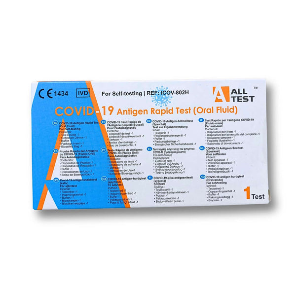 Alltest Corona Antigen-Schnelltest (Speichel, zur Eigenanwendung) MHD 26.07