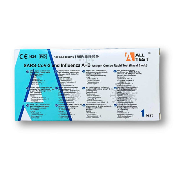 Alltest Corona, Influenza A+B Selbsttest, Grippe- und Coronatest