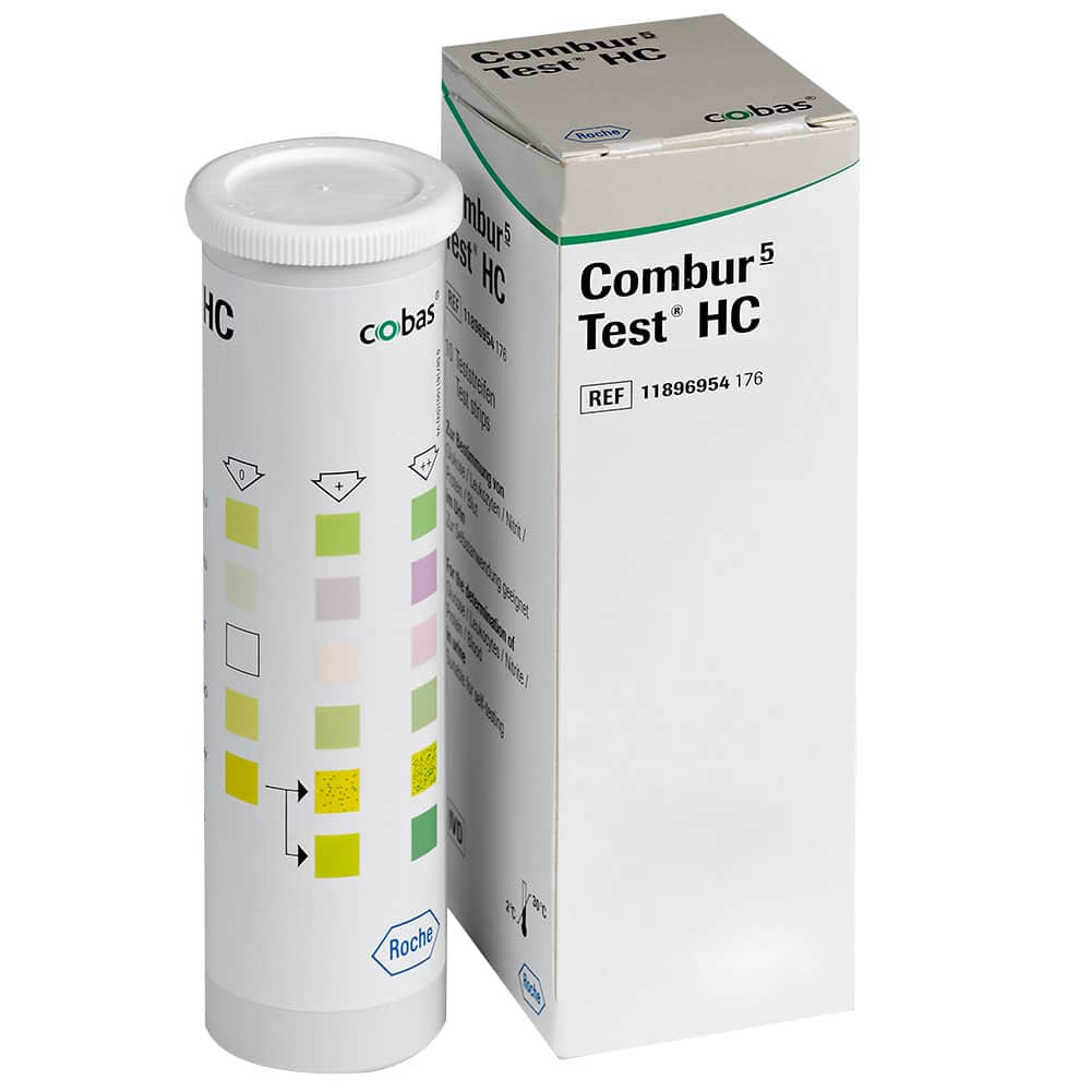 Roche Combur 5 HC Urine Test Strips, 1 Pack = 10 Pieces