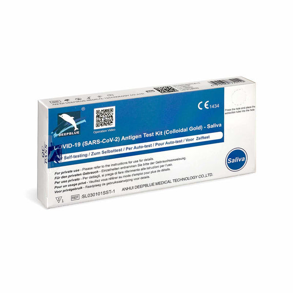 Anhui Deepblue Covid-19 Antigen-Testkit (kolloidales Gold) – Speichel-Selbsttest (Lolli)