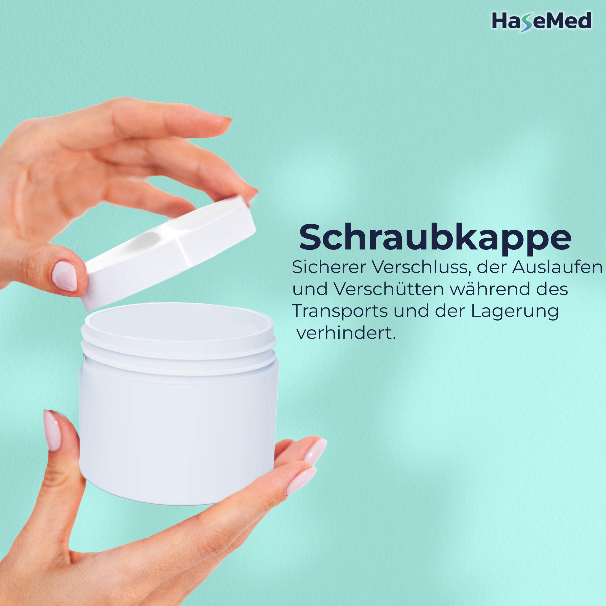 HaseMed Zahnprothesenbehälter - Box für Zahnersatz