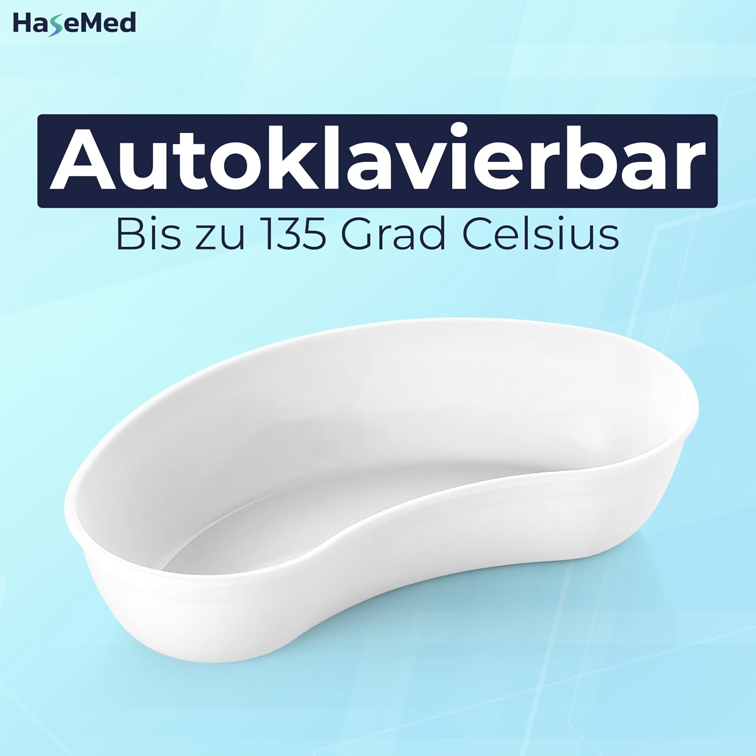 HaseMed Nierenschale, weiß, PP