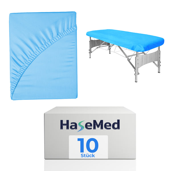 HaseMed Einweg-Matratzenschoner aus CPE 210 × 90 × 20 cm – 10 Stück
