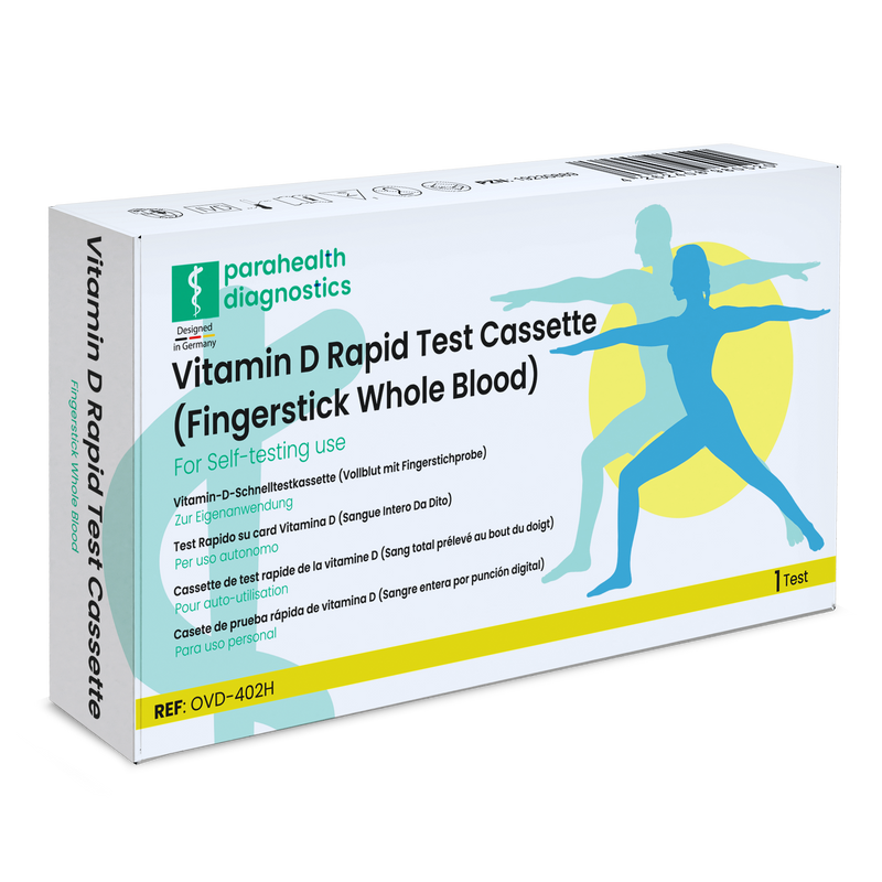 parahealth diagnostics Vitamin D Schnelltest – Mangel erkennen in 10 Min. | Selbsttest per Fingerstich
