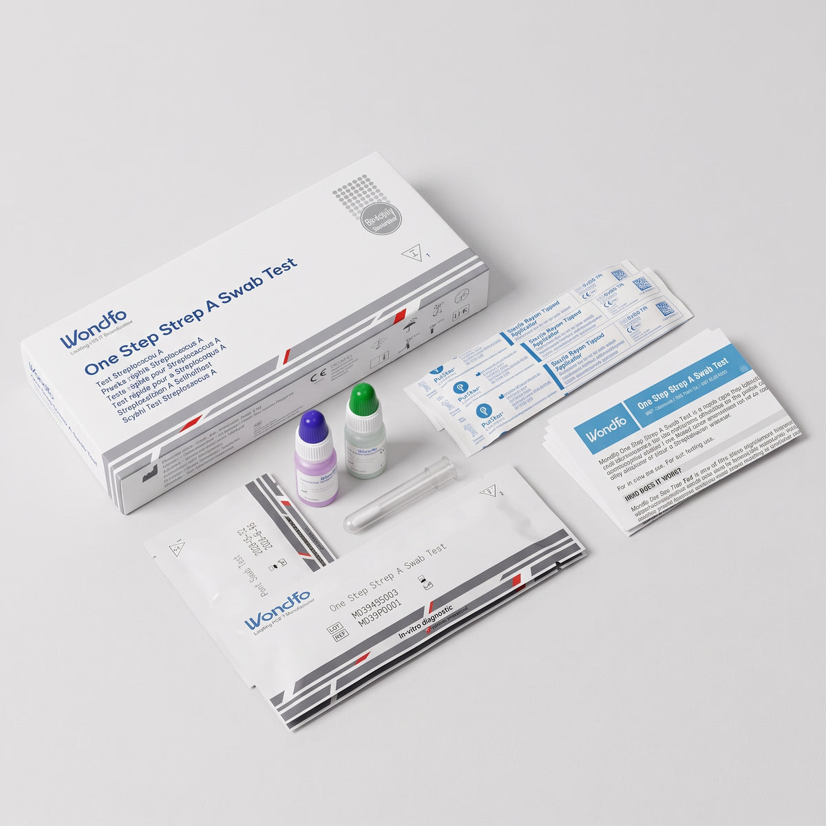 Wondfo Streptokokken Gruppe A Schnelltest - Scharlach Selbsttest