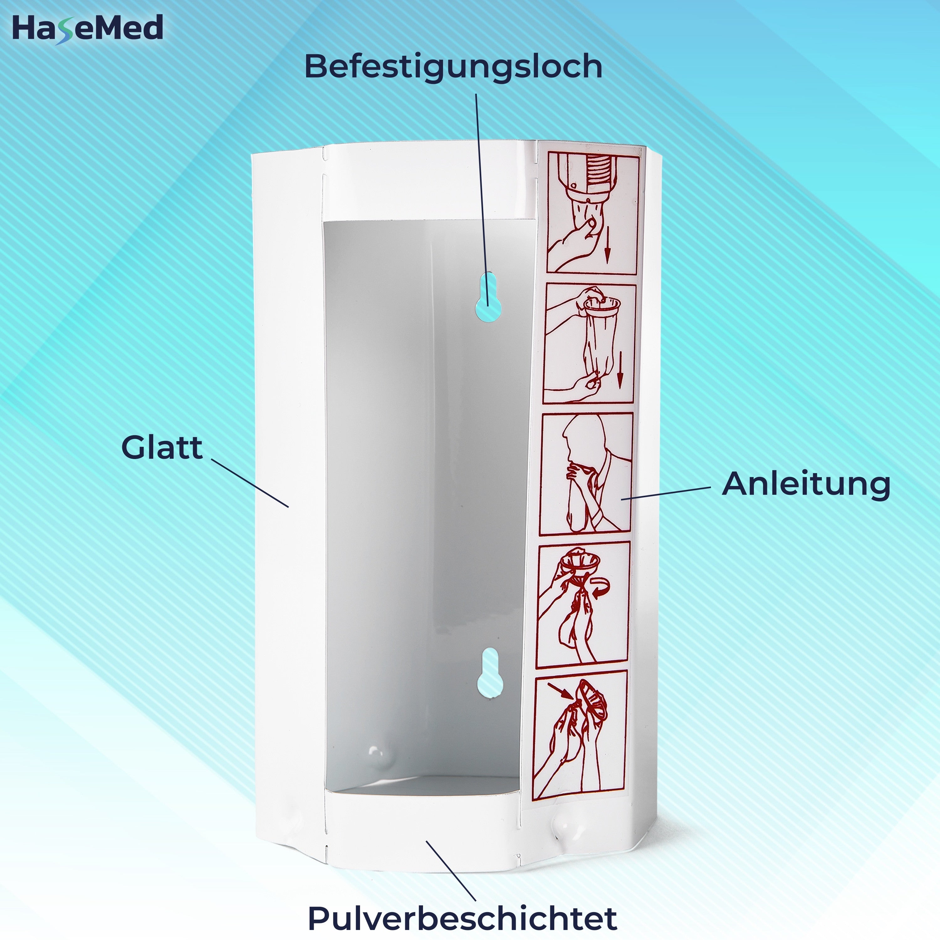 Wandspender für Spuckbeutel Größe M