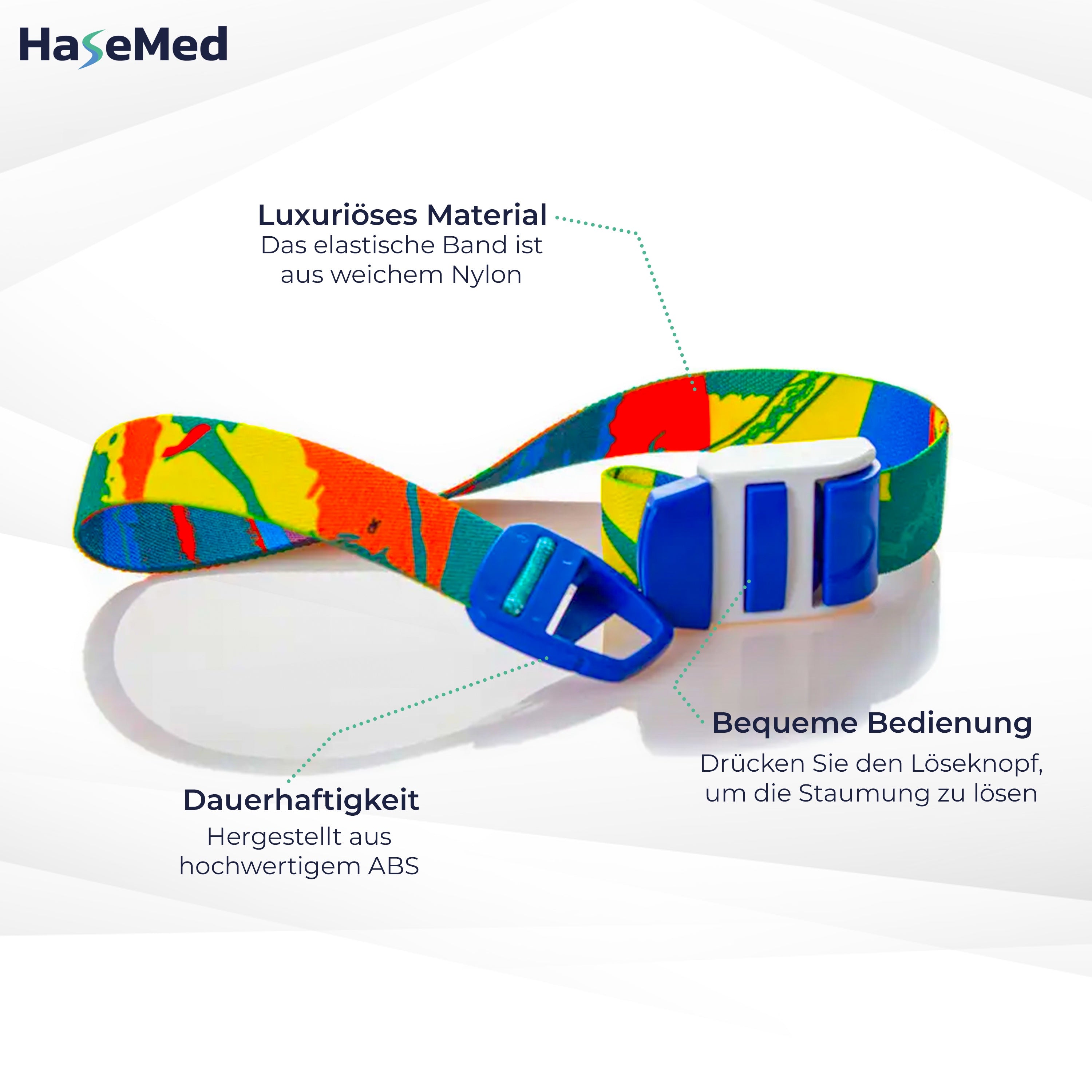 HaseMed Stauschlauch, Farbig