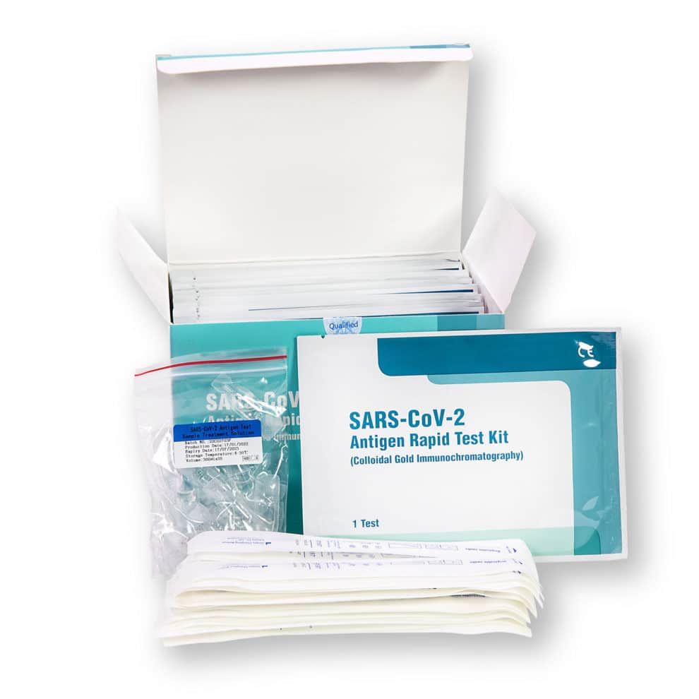 Lepu Medical SARS-CoV-2 Antigen-Schnelltest zur professionellen Anwendung nasal – 25er – Parahealth – Einzelteile2
