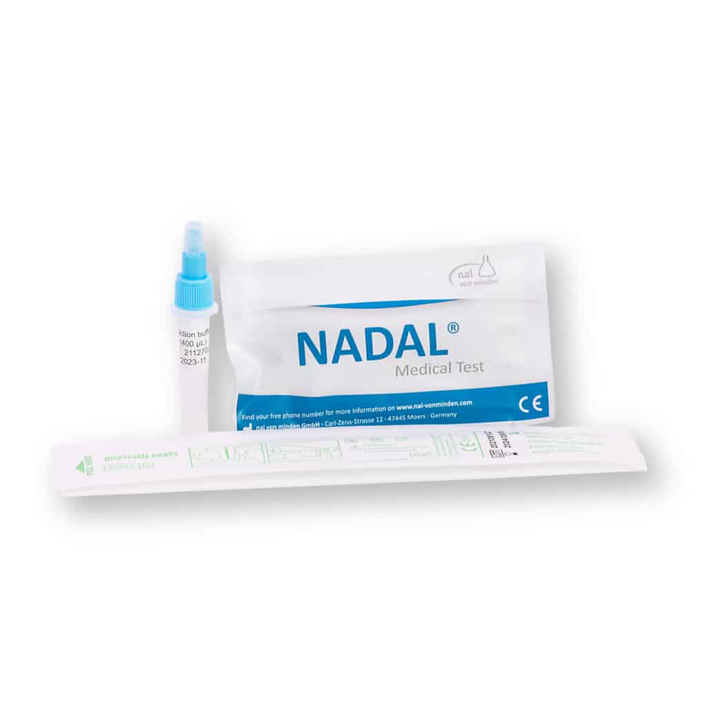 NADAL® COVID-19 Ag Test Profi Swab – 20er – Parahealth – Einzelteile