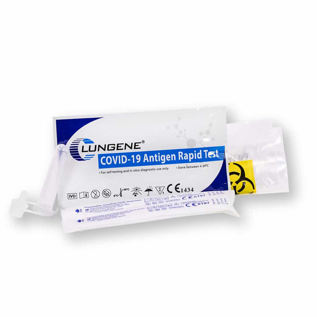Clungene® SARS-CoV-2 Antigen Schnelltest für Laien CE1434 – 5er – Parahealth – Einzelteile2