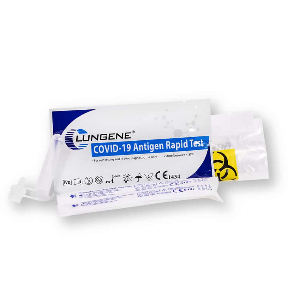 Clungene® SARS-CoV-2 Antigen Schnelltest für Laien CE1434 - 5er - Parahealth - Einzelteile2