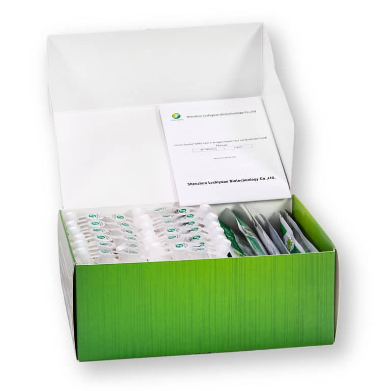 Green Spring® SARS-CoV-2 Antigen Rapid Test Kit Schnelltest 4in1 Profitests (Naso- & Oropharyngeal, Nasal und Lolli) - 25er - Parahealth - Einzelteile2