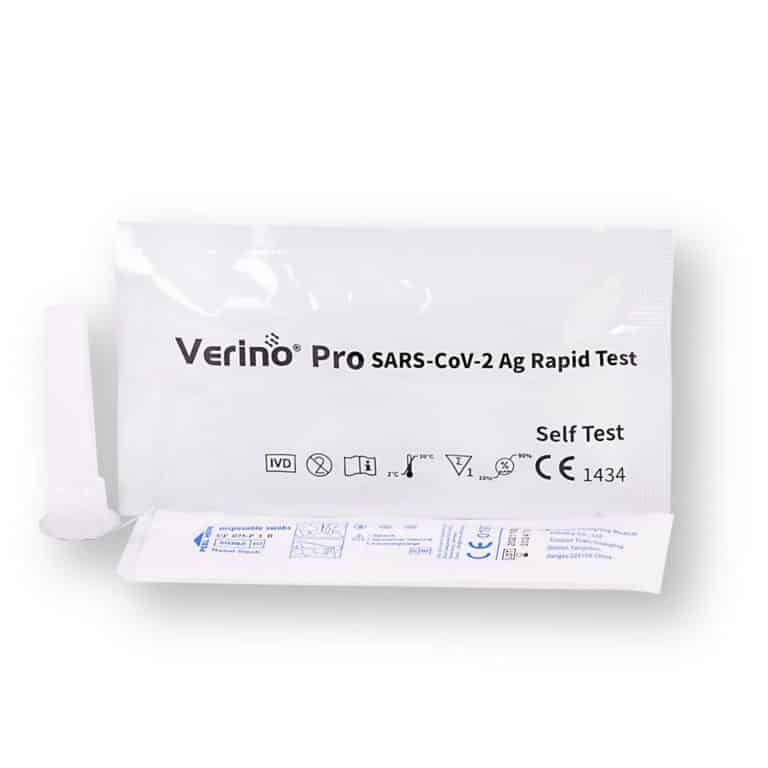 Verino® Pro SARS-CoV-2 Ag Rapid Test Antigen Schnelltest für Laien nasal CE1434 - 5er - Parahealth - Einzelteile2