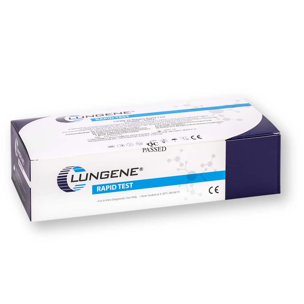 Clungene® COVID-19 Antigen Rapid Test Casette (Saliva) Profitest Spucktests - 20er - Parahealth - Einzelteile