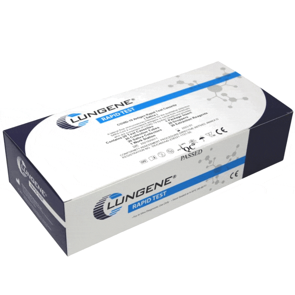 Clungene® COVID-19 Antigen Rapid Test Casette (Saliva) Profitest Spucktests Parahealth