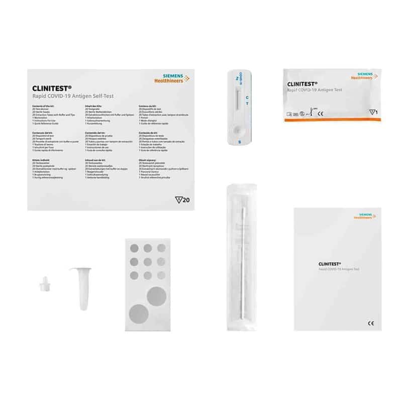 Siemens CLINITEST® Rapid COVID-19 Antigen Test Profitest 2in1 NasalNasopharyngeal Einzelteile
