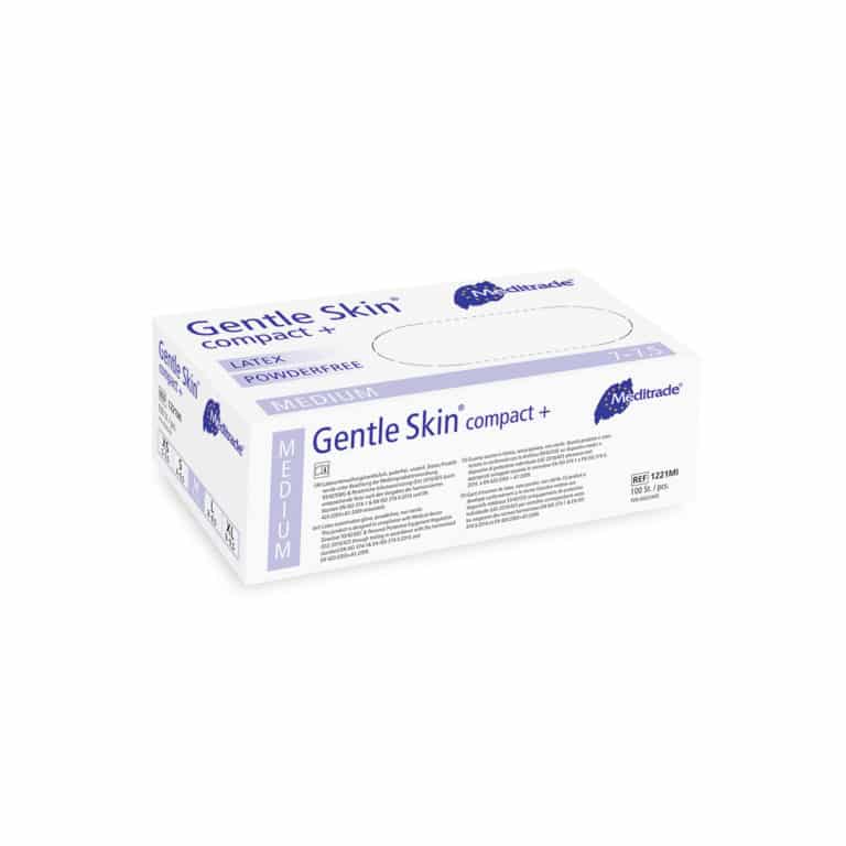 Meditrade® Gentle Skin® compact+ Untersuchungshandschuh aus Latex puderfrei latexfrei Parahealth M