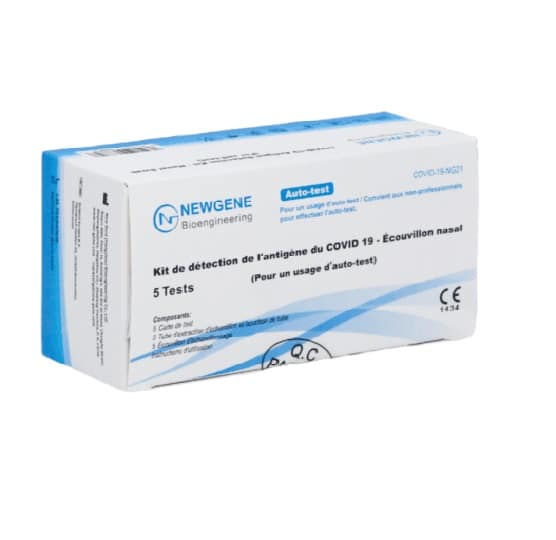 NEWGENE Covid-19 Antigen Detection Kit Laientest Nasal CE1434 5er